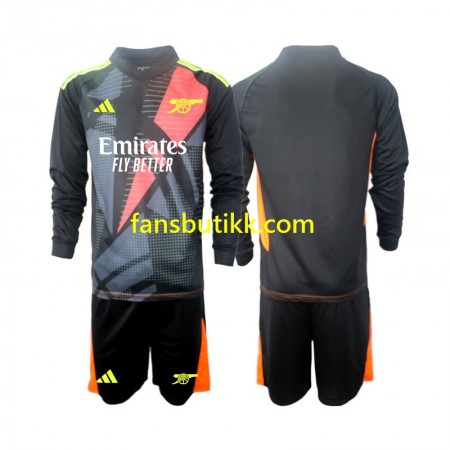 Fotballdrakt Arsenal Keeper Barn Tredjetrøye 2024-2025 Langermet
